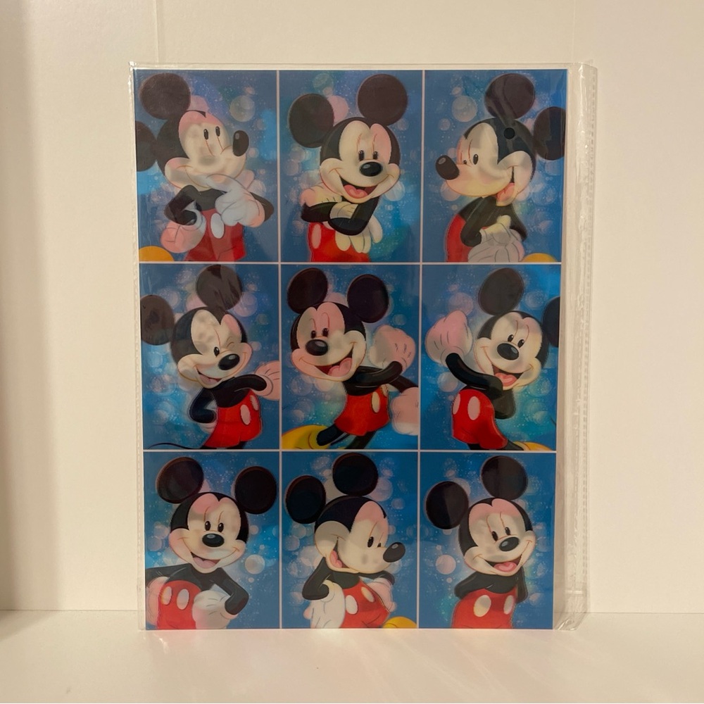 3D Magic Lenticular  Poster. Mickey Mouse/Minnie Mouse Disney.  16x12